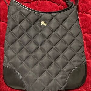 Burberry Black Quilted Shoulder Bag